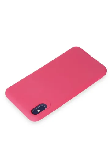 Newface iPhone X Kılıf First Silikon - Pembe resmi