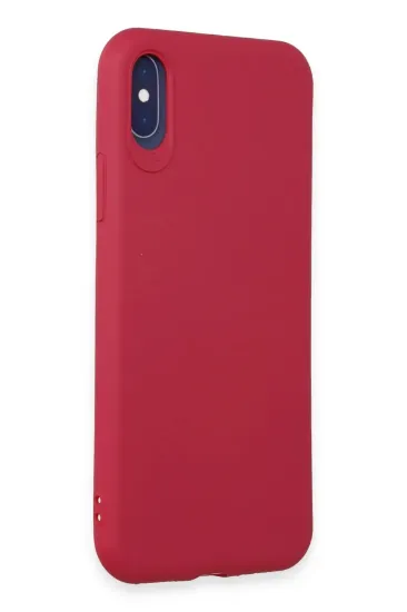 Newface iPhone X Kılıf First Silikon - Fuşya resmi