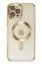 Newface iPhone 12 Pro Max Kılıf Kross Magneticsafe Kapak - Gold resmi