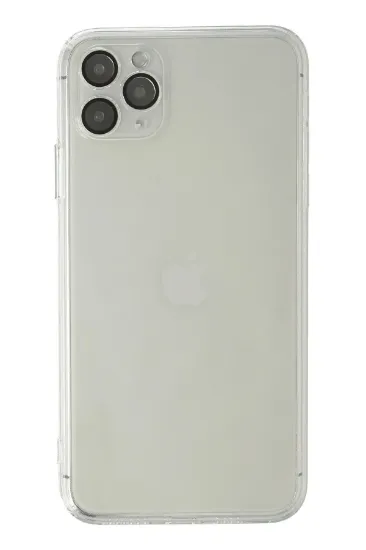 Newface iPhone 11 Pro Max Kılıf Razer Lensli Silikon - Şeffaf resmi