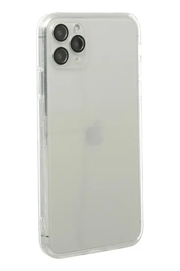 Newface iPhone 11 Pro Max Kılıf Razer Lensli Silikon - Şeffaf resmi
