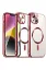 Newface iPhone 13 Kılıf Kross Magneticsafe Kapak - Kırmızı resmi