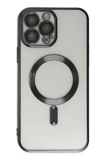 Newface iPhone 13 Pro Kılıf Kross Magneticsafe Kapak - Siyah resmi