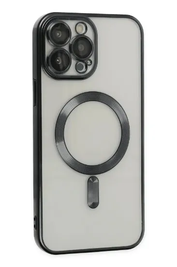 Newface iPhone 13 Pro Kılıf Kross Magneticsafe Kapak - Siyah resmi