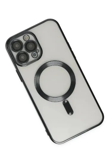 Newface iPhone 13 Pro Kılıf Kross Magneticsafe Kapak - Siyah resmi