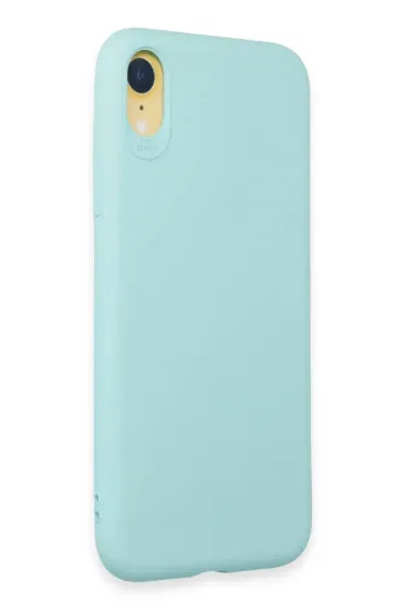 Newface iPhone XR Kılıf First Silikon - Turkuaz resmi