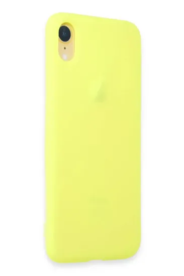 Newface iPhone XR Kılıf First Silikon - Parlak Yeşil resmi