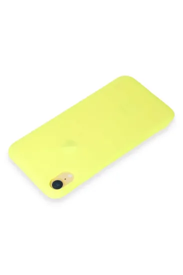 Newface iPhone XR Kılıf First Silikon - Parlak Yeşil resmi