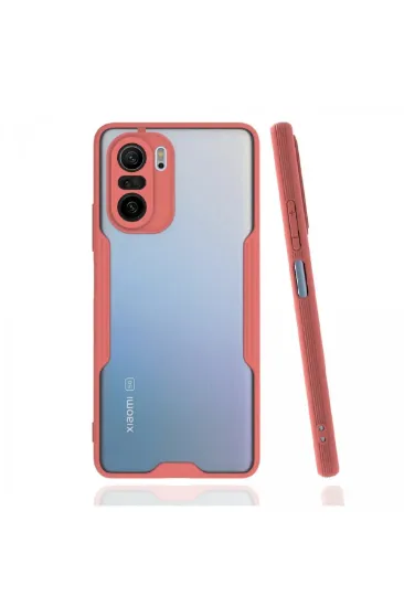 Newface Xiaomi Poco F3 Kılıf Platin Silikon - Pembe resmi