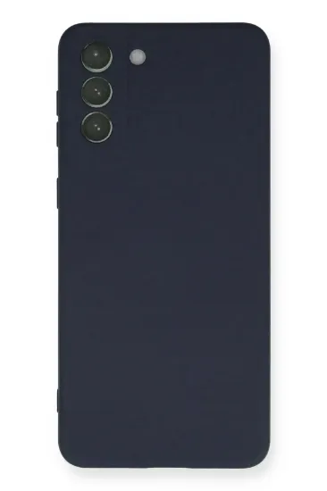 Newface Samsung Galaxy S21 FE Kılıf Nano içi Kadife Silikon - Lacivert resmi