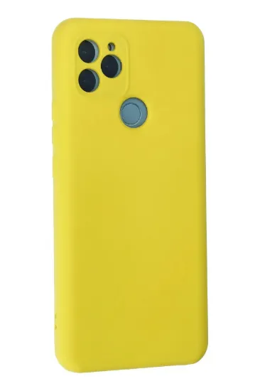 Newface General Mobile GM 21 Kılıf Nano içi Kadife Silikon - Sarı resmi