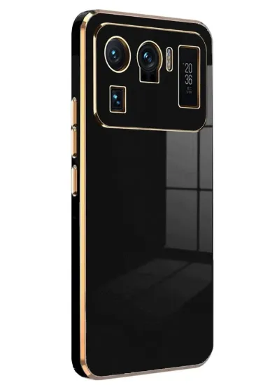Newface Xiaomi Mi 11 Ultra Kılıf Volet Silikon - Siyah resmi