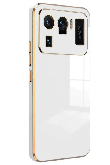 Newface Xiaomi Mi 11 Ultra Kılıf Volet Silikon - Beyaz resmi