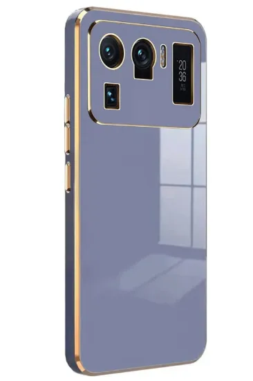 Newface Xiaomi Mi 11 Ultra Kılıf Volet Silikon - Mavi resmi