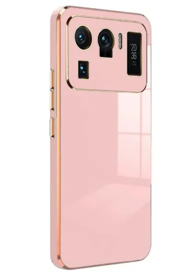 Newface Xiaomi Mi 11 Ultra Kılıf Volet Silikon - Pembe resmi