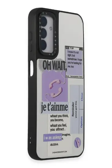 Newface Samsung Galaxy M14 5G Kılıf Mirror Desenli Kapak - Mirror - 4 resmi