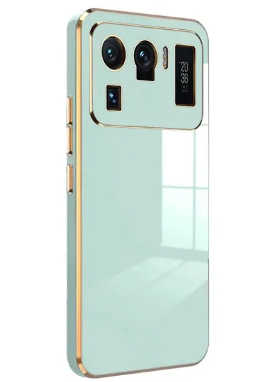 Newface Xiaomi Mi 11 Ultra Kılıf Volet Silikon - Açık Yeşil resmi