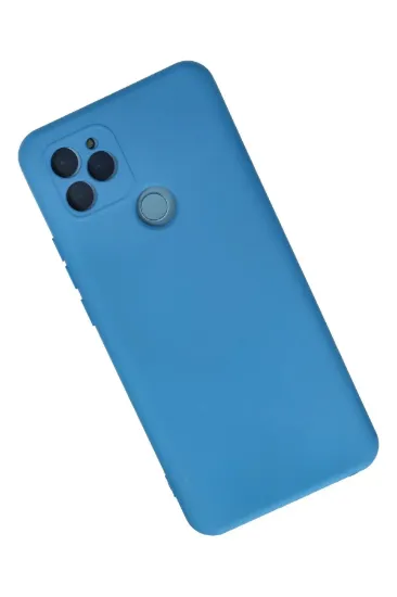 Newface General Mobile GM 21 Kılıf Nano içi Kadife Silikon - Mavi resmi