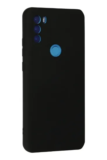 Newface General Mobile GM 21 Plus Kılıf Nano içi Kadife Silikon - Siyah resmi