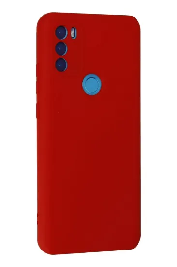 Newface General Mobile GM 21 Plus Kılıf Nano içi Kadife Silikon - Kırmızı resmi