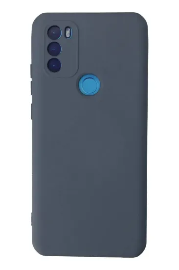 Newface General Mobile GM 21 Plus Kılıf Nano içi Kadife Silikon - Gri resmi