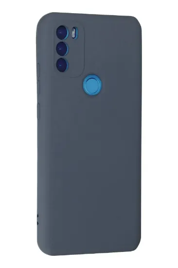 Newface General Mobile GM 21 Plus Kılıf Nano içi Kadife Silikon - Gri resmi
