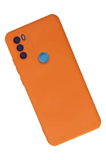 Newface General Mobile GM 21 Plus Kılıf Nano içi Kadife Silikon - Turuncu resmi