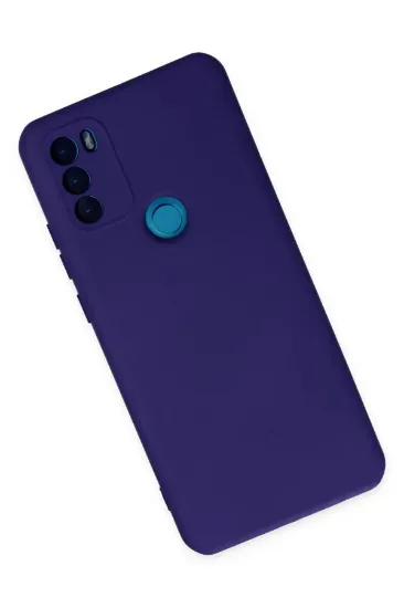 Newface General Mobile GM 21 Plus Kılıf Nano içi Kadife Silikon - Mor resmi