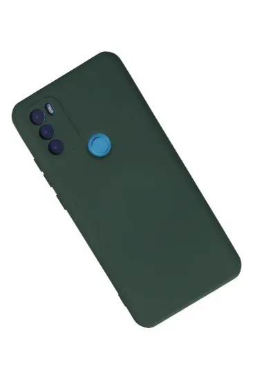 Newface General Mobile GM 21 Plus Kılıf Nano içi Kadife Silikon - Koyu Yeşil resmi