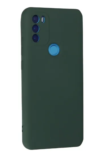 Newface General Mobile GM 21 Plus Kılıf Nano içi Kadife Silikon - Koyu Yeşil resmi