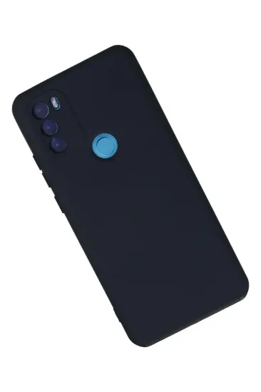 Newface General Mobile GM 21 Plus Kılıf Nano içi Kadife Silikon - Lacivert resmi