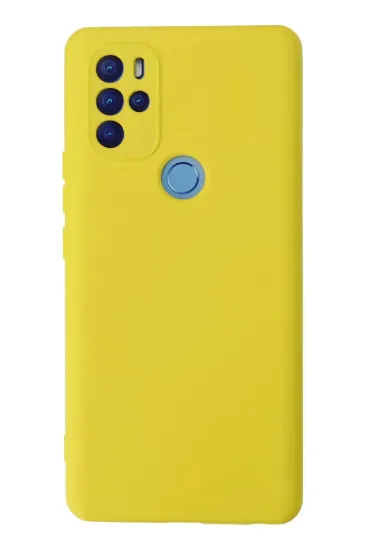 Newface General Mobile GM 21 Pro Kılıf Nano içi Kadife Silikon - Sarı resmi