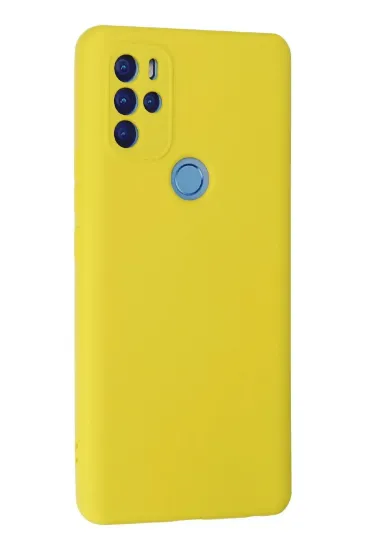 Newface General Mobile GM 21 Pro Kılıf Nano içi Kadife Silikon - Sarı resmi