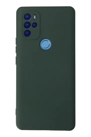 Newface General Mobile GM 21 Pro Kılıf Nano içi Kadife Silikon - Koyu Yeşil resmi