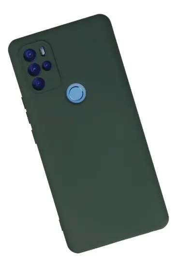 Newface General Mobile GM 21 Pro Kılıf Nano içi Kadife Silikon - Koyu Yeşil resmi