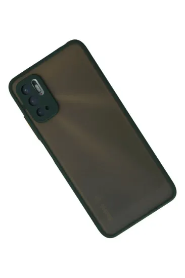 Newface Xiaomi Redmi Note 10 5G Kılıf Montreal Silikon Kapak - Yeşil resmi