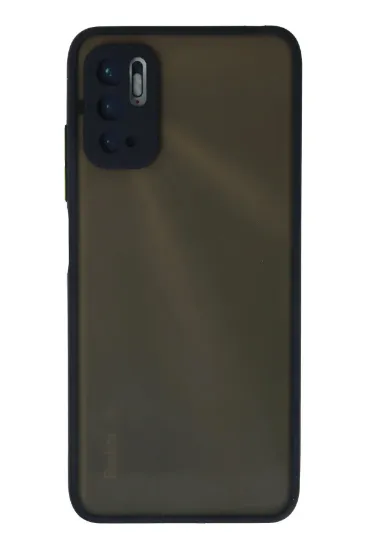 Newface Xiaomi Redmi Note 10 5G Kılıf Montreal Silikon Kapak - Lacivert resmi