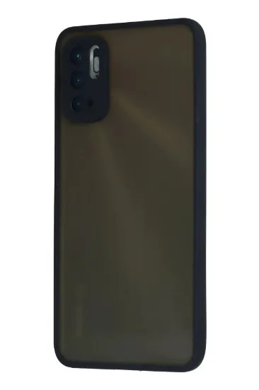 Newface Xiaomi Redmi Note 10 5G Kılıf Montreal Silikon Kapak - Lacivert resmi