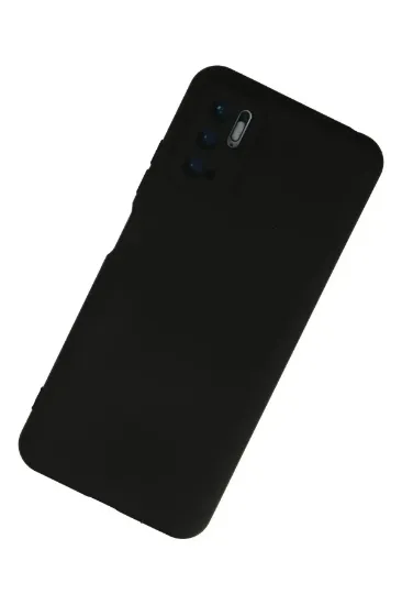 Newface Xiaomi Redmi Note 10 5G Kılıf Nano içi Kadife Silikon - Siyah resmi