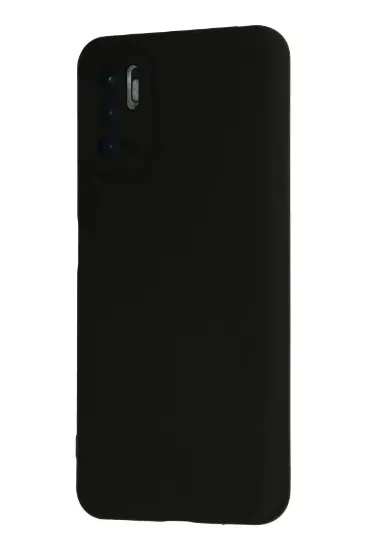 Newface Xiaomi Redmi Note 10 5G Kılıf Nano içi Kadife Silikon - Siyah resmi