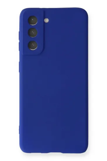 Newface Samsung Galaxy S21 FE Kılıf First Silikon - Lacivert resmi