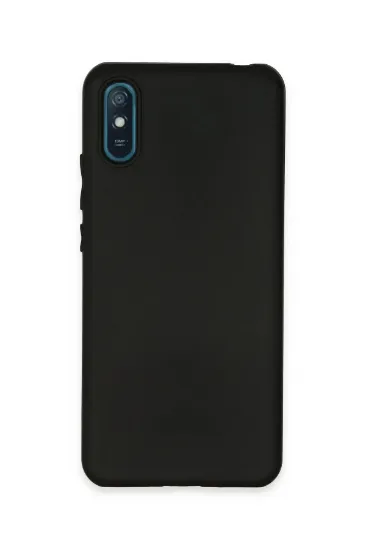 Newface Xiaomi Redmi 9A Kılıf First Silikon - Siyah resmi