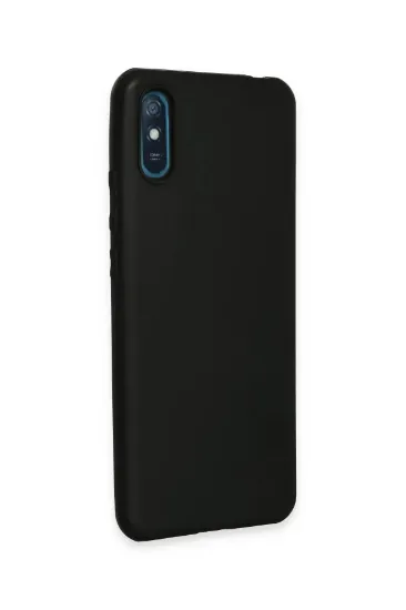Newface Xiaomi Redmi 9A Kılıf First Silikon - Siyah resmi