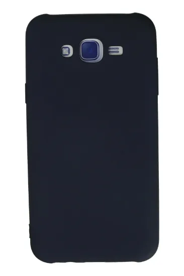 Newface Samsung Galaxy J7 Kılıf Nano içi Kadife Silikon - Lacivert resmi