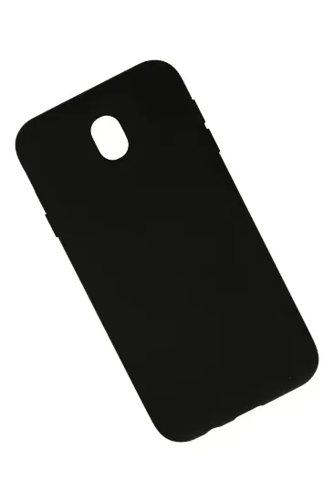 Newface Samsung Galaxy J7 Pro / J730 Kılıf Nano içi Kadife Silikon - Siyah resmi
