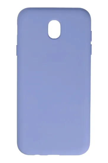 Newface Samsung Galaxy J7 Pro / J730 Kılıf Nano içi Kadife Silikon - Lila resmi