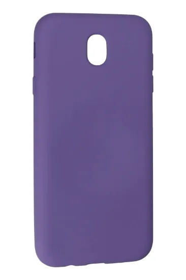 Newface Samsung Galaxy J7 Pro / J730 Kılıf Nano içi Kadife Silikon - Mor resmi
