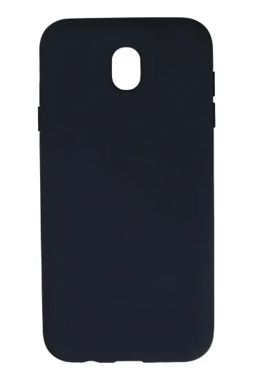 Newface Samsung Galaxy J7 Pro / J730 Kılıf Nano içi Kadife Silikon - Lacivert resmi