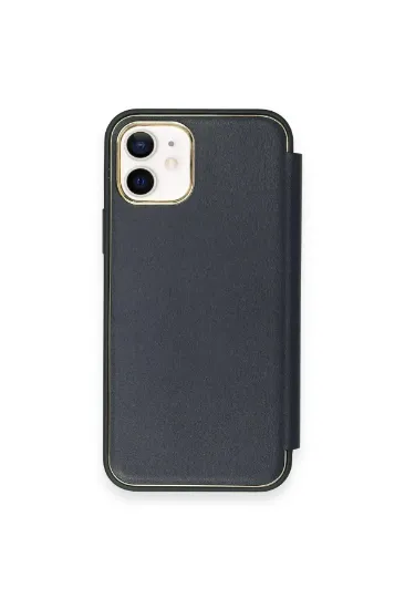 Newface iPhone 11 Kılıf Dolpin Kapaklı - Lacivert resmi