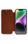 Newface iPhone 11 Kılıf Dolpin Kapaklı - Kahverengi resmi